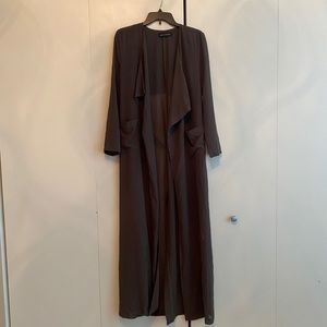 Naked wardrobe sheer long cardigan